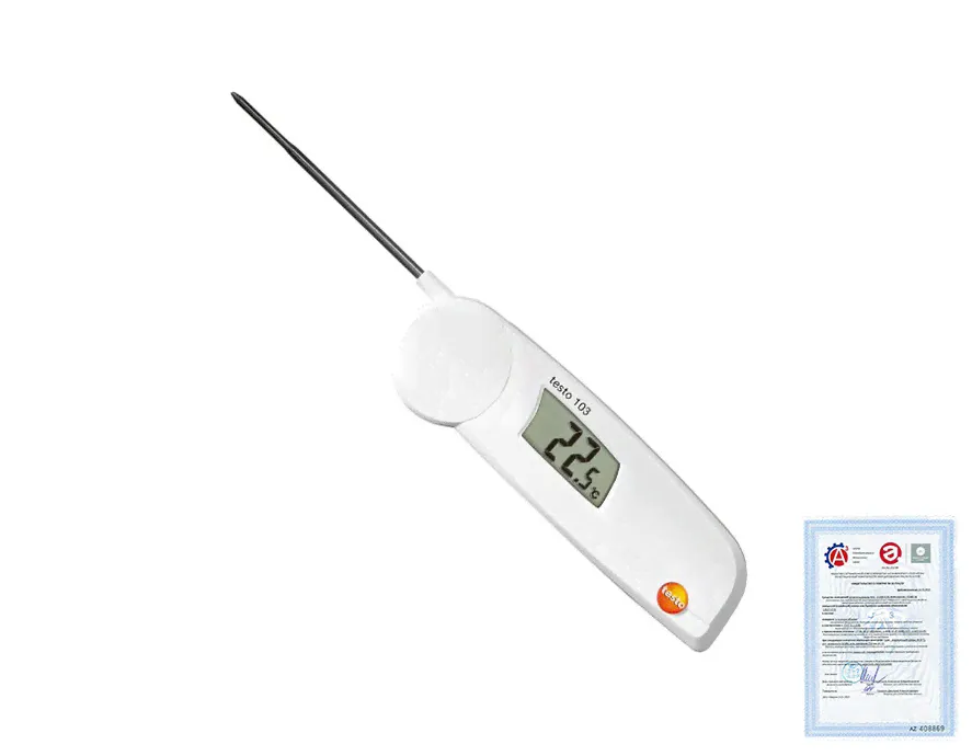 Поверка термометра Testo 103