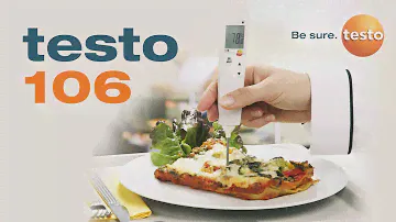 testo 106 - TERMÔMETRO DE TEMPERATURA INTERIOR DOS ALIMENTOS.