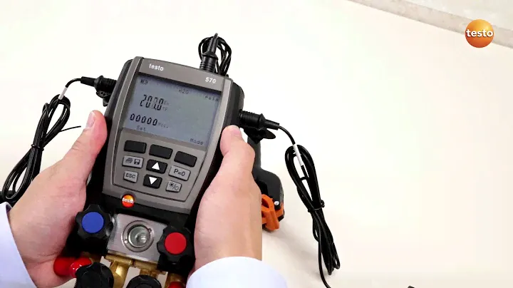 How to - Testo 570 Refrigeration Manifold - Selecting measurement modes