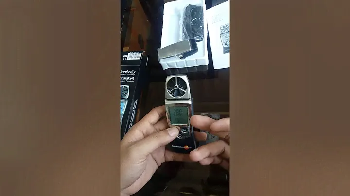 Hướng dẫn sử dụng máy đo vận tốc gió testo 410-2