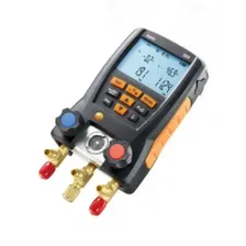Цифровой манометрический коллектор testo 550 Bluetooth в комплекте с 2-мя зондами-зажимами, батарейками, кейсом 0563 1550