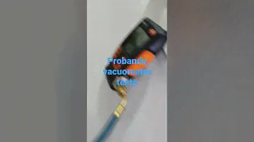 PROBANDO VACUOMETRO TESTO 552