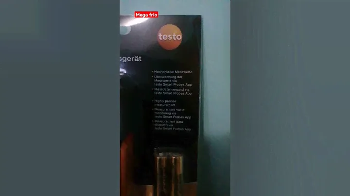 #Vacuometro testo 552 com Bluetooth