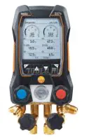 Testo 557s Комплект 2 - Цифровой манометрический коллектор, смарт-зонды вакуума и температуры и набор из четырёх заправочных шлангов
